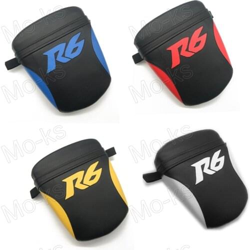 Motorcycle Rear Seat Passenger Pillion Artificial Leather For Yamaha YZF R6 2003 2004 2005 Black and White Blue Yellow Red