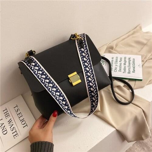Women Handbag New Design Fashion Lady Messenger Bag High Quality PU Women Shoulder Bag Metal Buckle Girl Lipstick Bags Party