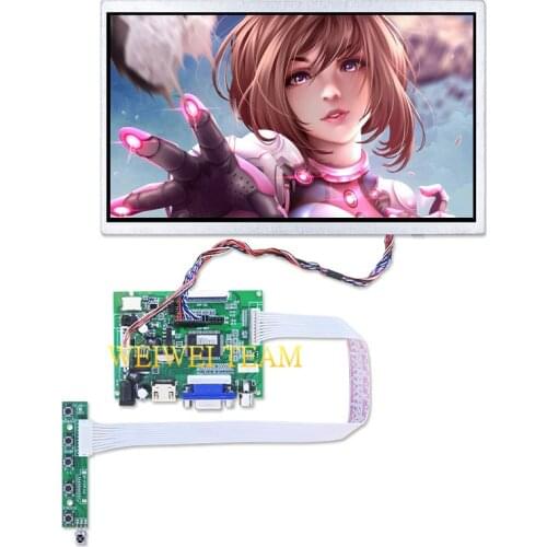 10.1 inch 1024x600 TFT LCD Module TM101DDHG01 Display Screen TTL LVDS Controller Board VGA 2AV 40/50 PIN
