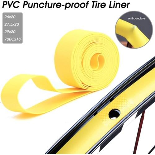 1 Pair 2 Pcs Bicycle Tube Premium PVC Rim Tapes Strips MTB Mountain Bike Road Bike Folding Tire Liner Cover 26 27.5 29 700c