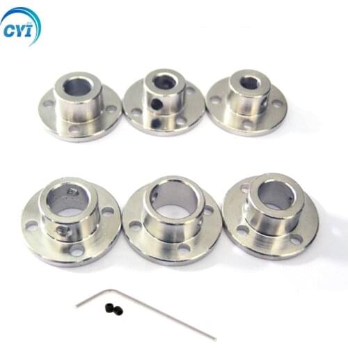 1PC 3mm/3.17mm/4mm/5mm/6mm/6.35mm/7mm/8mm/10mm/11mm/12mm/14mm Rigid Flange Coupling Motor Guide Shaft Coupler Motor Conne