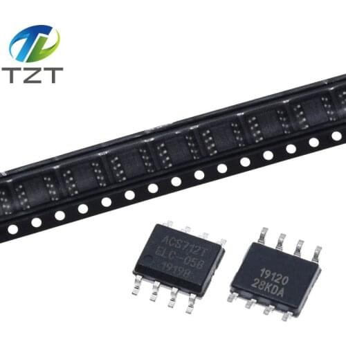 10PCS/LOT ALLEGRO ACS712 ACS712T ACS712ELCTR ACS712ELCTR-05B 5A 5V BI 8-SOIC CURRENT SENSOR IC (ACS712ELCTR-05B-T)