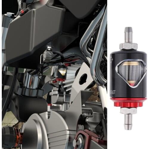 6mm Petrol Gasoline Oil Fuel Filter Cleaner For Motorcycle Pit Dirt Bike