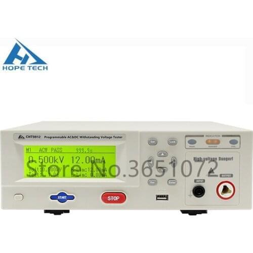 CHT9912 AC/DC Withstanding Voltage Tester Test AC&DC Withstanding Voltage and Leakage Current