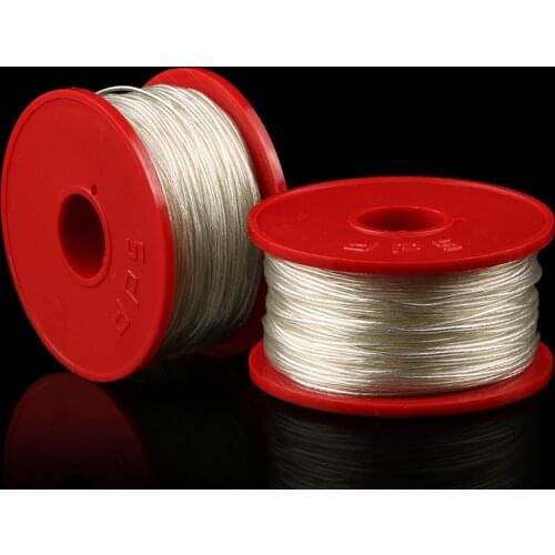 D44 5N OCC Silver-Plated Copper 28AWG TPU Insulation Earphone Cable DIY Bulk Wire