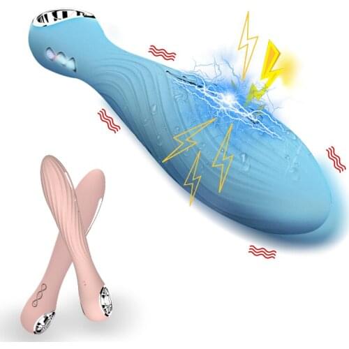 Electric Shock Pulse Vibrator G-spot Stimulation Clitoris Stimulation Vaginal Massage Female Masturbation Adult Products Sex Toy