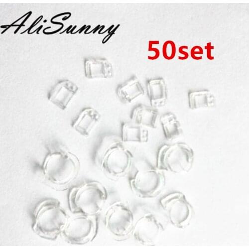 AliSunny 50set Front Camera Lens + Sensor Plastic Holder Kit for iPhone 7 6 6S Plus 5S 5 Proximity Holder Clip Bracket Set parts