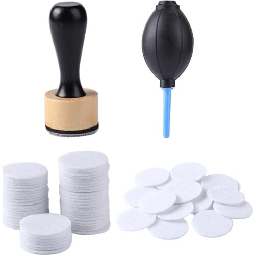 Round Alcohol Ink Mini Applicator Felts Replacement Applicators Mini Ink Blending Tools for Scrapbooking Cards Background Making