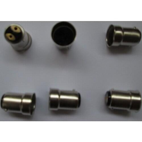 Brass B15D Lamp Bases Socket For Auto Light Bulb 24*17mm