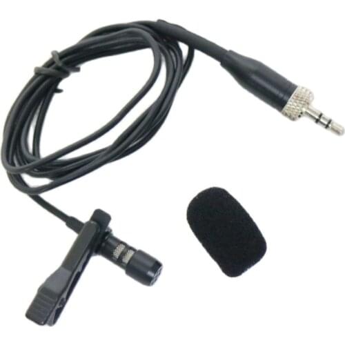 Hot Sell Tie Clip On Lavalier Microphone for Sennheiser Wireless Cardioid Microphones Core System 3.5mm Lock Free Shipping