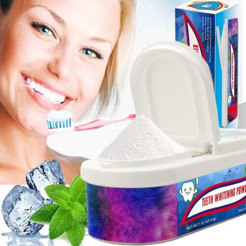 Instant Teeth Whitening Remove Smoke Stains Coffee Stains Tea Stains Fresh Breath Bad Breath Oral Hygiene Dental Care 40 Grams