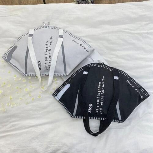 Personalized creative mask, foreign bag, large capacity womens net, red bag, womens new fashion one shoulder handbag