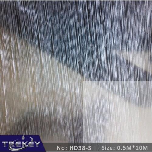 [Width 0.5M] Sliver Transparent Brush Transfer Printing Film HD38S, Hydrographic film, Hydro Dipping Film Film For Aqua Print