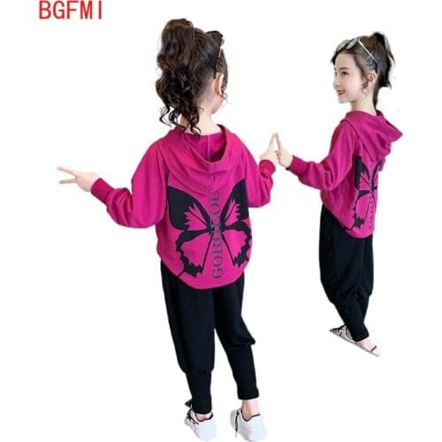 Tracksuits Kids Clothes Set Spring Autumn Girls Boys Long-sleeved Sports Suits Children Teenage Jacket+Pants 2pcs Sets Clothing