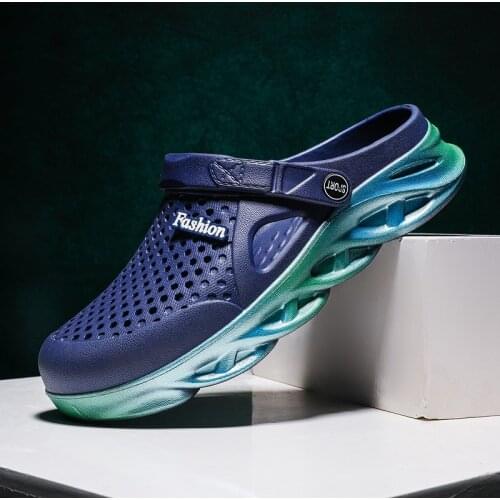 Summer Comfortable Mens Garden Clogs dazzling Breathable EVA Injection Shoes Casual Sandal Woman Beach Slippers Water Shoes