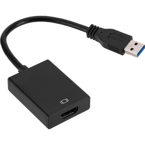 External Video Card Multi Monitor Adapter USB 3.0 to 1080p HDMI Adapter Cable Male to Female External Graphics Video Card
