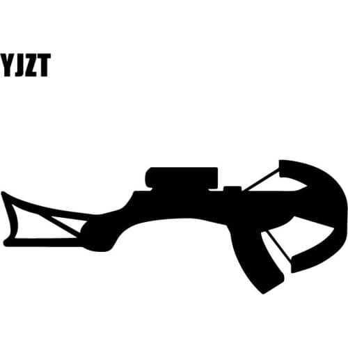 YJZT 17.9CM*6.9CM Crossbow - Archery Car Sticker Funny Animal Decorative Window Vinyl Decals C31-0537