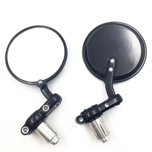 Aftermarket motorcycle parts For Motorcycle Honda Kawasaki Suzuki Yamaha Ducati Black Motorcycle 1 inch Bar End Mirrors