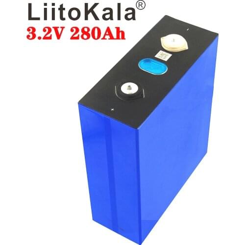 1PCS LiitoKala 3.2v 280Ah lifepo4 lithium battery 3.2v Lithium iron phosphate battery for DIY battery pack inverter vehicle RV
