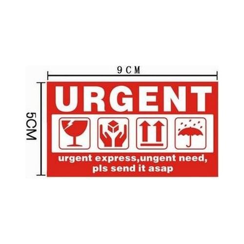 1000pcs FRAGILE stickers Express delivery international express logistics sealing warning labels 9x5cm