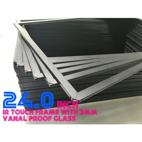24 inch Wide Panel(16:9) Infrared Touch Screen Frame, IR touch for Monitor, Pulg and play, New Type, Popular using with glass