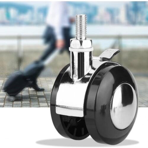 4Pcs 2-inch 360 Rotating Swivel Casters Zinc Alloy Heavy Duty Caster Wheels for Furniture Suitcases caster wheels