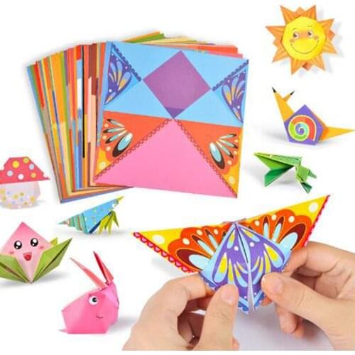 54 Pages Baby Toys 3D Origami Cartoon Animal Book Toy Kids DIY Paper Art Baby Early Learning Education Toys Gifts