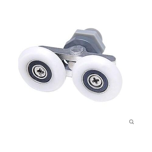 8pcs Shower room bathroom glass door Swing round pulley roller wheel circular shower wheel rolling wheel