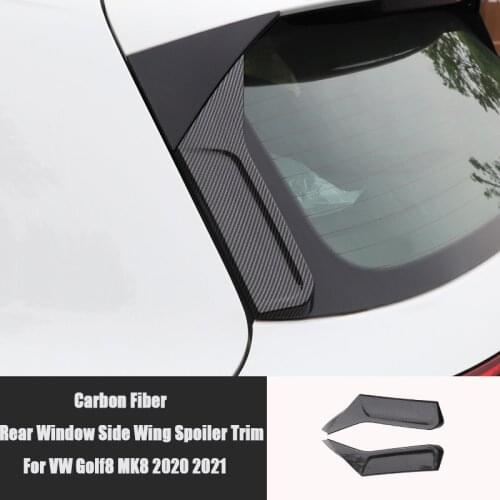 For Golf 8 MK8 2020 2021 Accessories Rear Window Spoiler Modified Side Wing Spoiler Trim Car Styling
