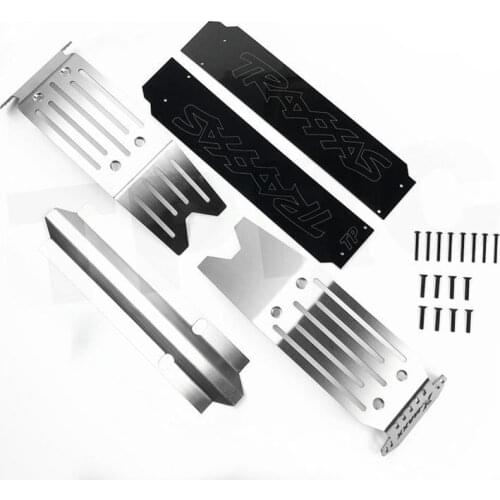 Armor Duard Chassis Frame Stainless Steel Chassis Protection Skid Plate for 1/5 scale Electric 4x4 Hraxxas X-Maxx Xmaxx 6s 8s