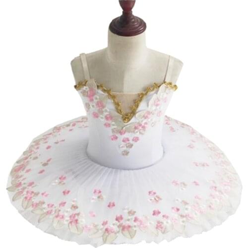 White professional ballerina ballet tutu for child children kids girls adults pancake tutu dance costumes ballet dress girls