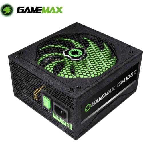 Gamemax 1050W 80+ Bronze Power Supply Semi Modular 80 Plus Bronze, GAMEMAX GM-1050 14cm Fan CPU Gaming Power Supply for Computer