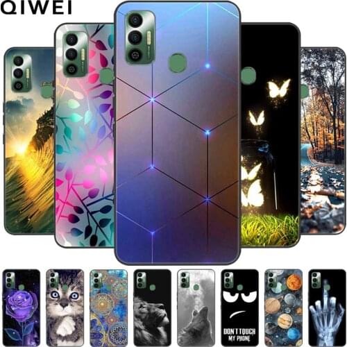 For Tecno Spark 7 Case Soft Silicone TPU Phone Back Cover for Tecno Spark 7P 7T 7 pro Cases Funda for Tecno Spark7 7 P 7 T 7pro