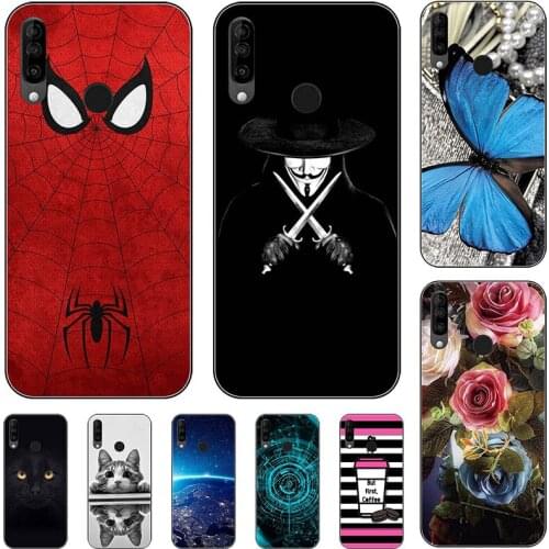 Phone Case For Wiko View 3 Lite Soft TPU Cover Fashion Relief Silicone Case For Wiko View 3 Pro View3 Animal Cat Capa Coque