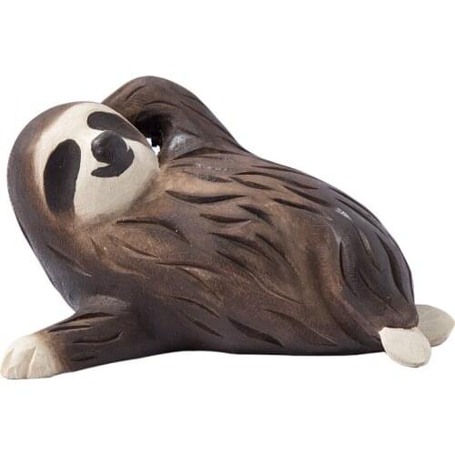 Wooden Sloth Handmade Wood Animal Birthday Gift Art Decoration Toy