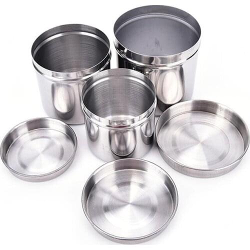 Stainless Steel Cotton Ball Gauze Tampon Jar Holder Dispenser For Dentistry Lab Supplies Disinfection Tank