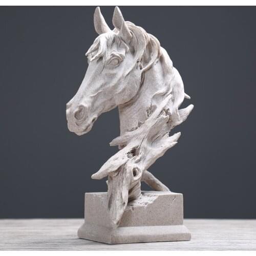 [MGT]North European-style creative horse head ornaments home accessories crafts living room bar porch small furnishings artwork