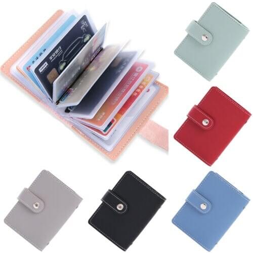 Newest Arrival PU leather card package function 26 card card holder credit card holder mini clutch