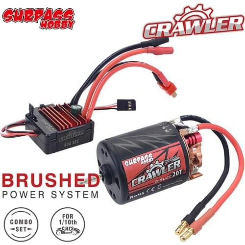 Good Quality SURPASSHOBBY 5-Slot 540 11T 13T 16T 20T Brushed Motor for 1/10 RC Car