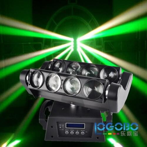 New Led Beam Moving Head Light 8x10w White or 4 In1 RGBW Colors Disco Party Night Club Pub Bar KTV DJ LED Moving Head Beam Cheap