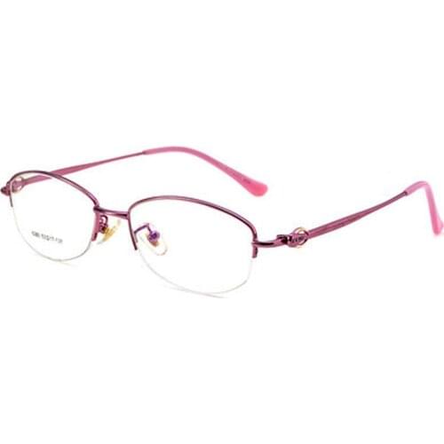 Fashion New Trend Alloy Oval Frame Reading Glasses Luxury Optical Eyeglasses for Women Ladies+1 +1.5 +2 +2.5+3 +3.5 +4