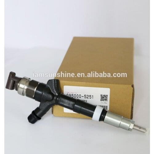 Genuine diesel injector 095000-5251,23670-30070,095000-5250 for 1KD-FTV injector 23670-30070 made in Japan