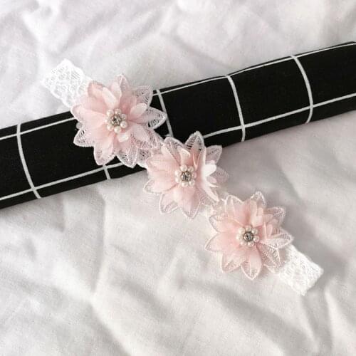 Summer Baby Headband Lace Floral Girls Headwear For Children Princess Hair Accessories Infant Cute Headbands Newborn Photo Props