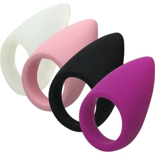 Sex Silicone Penis Rings Male Dildo Scrotal Lock Cage Rings Scrotum Binding Chastity Products Sex Toys For Men Delay Ejaculation