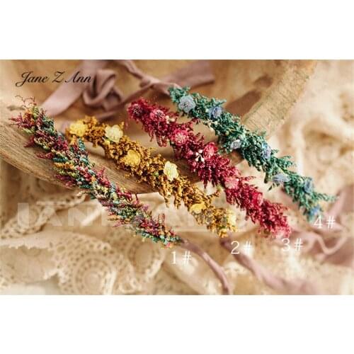 Jane Z Ann fairy headdress real flower series baby photo headflower hair decoration newborn photography props