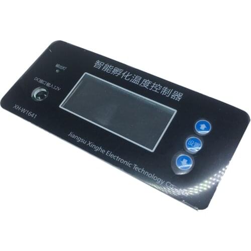 XH-W1641 incubator thermostat digital temperature control switch poultry egg incubation heating temperature control days 12V
