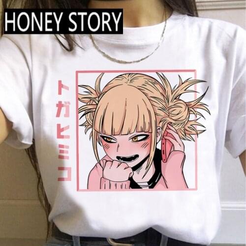 Women Kawaii Bakugou Cartoon Unisex Boku No Hero Academia Todoroki Graphic Tees Japanese Anime My Hero Academia T Shirt Female
