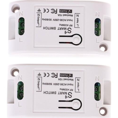 1 Pcs 433 Mhz RF RF Receiver Timer Relay Remote Control Wireless Smart Switch