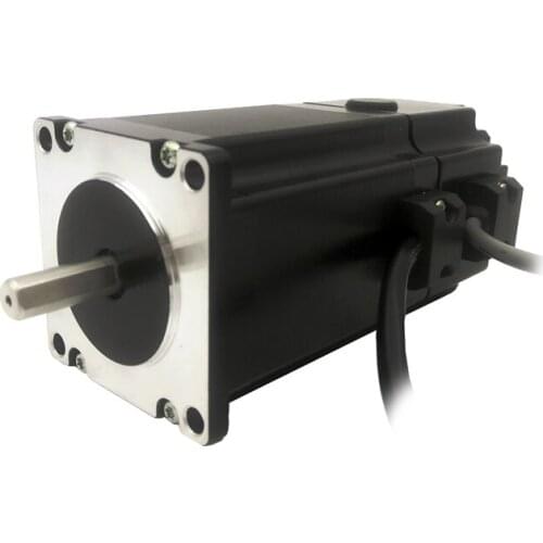 2phase NEMA23 Stepper motors with permanent magnet brake motor torque 2.3N.m(328oz-in) shaft diameter 6.35/8.0mm 4A