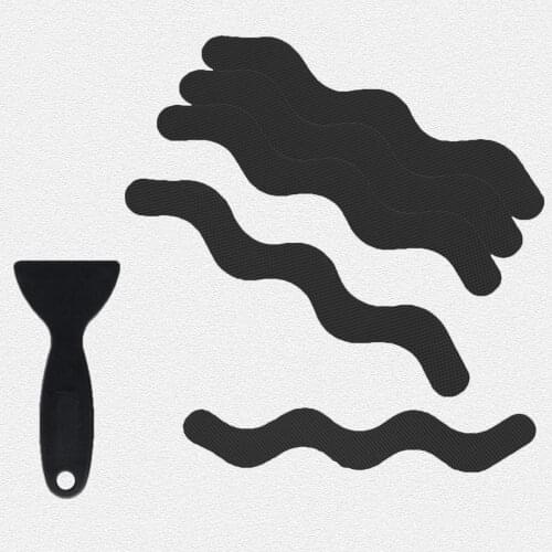 24pcs Bathroom Anti-Slip Shower Stickers Practical Transparent Bath Non Slip Safety Strips Mat For Bathtubs Showers Stairs Floor